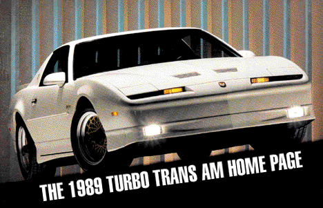 The 1989 Turbo Trans Am Home Page